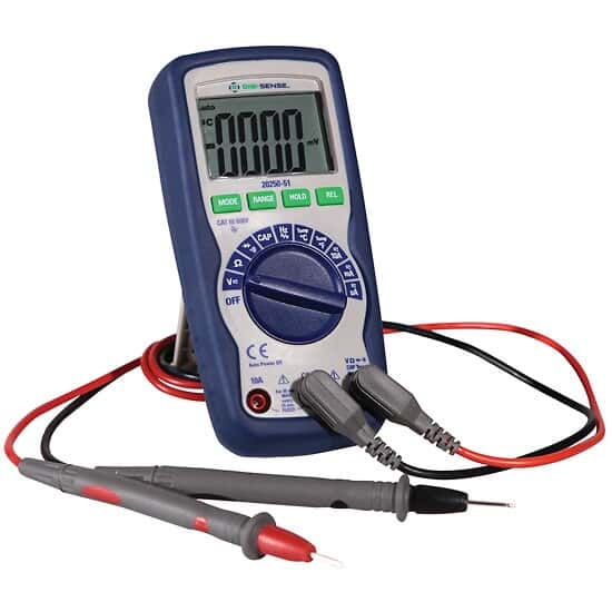 Always in Stock DigiSense Compact Digital Multimeter, AutoRanging