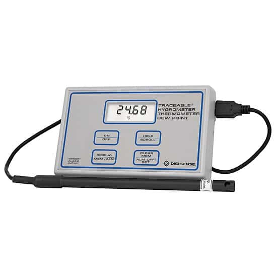 DigiSense 4080 Traceable Universal Hygrometer with Calibration from