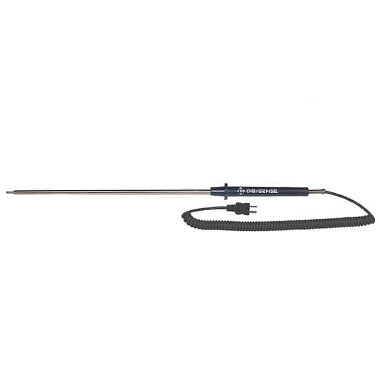 Digi-Sense Type-J, Extra-Long SS Probe, Mini-Connector, 10