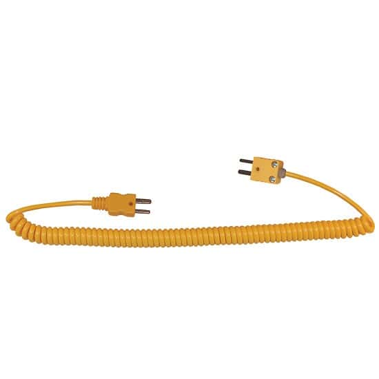 Always in Stock DigiSense Coiled Extension Cable, Type K, Male to