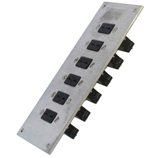DigiSense Thermocouple Jack Panel, 10Jacks for PanelMount; Standard