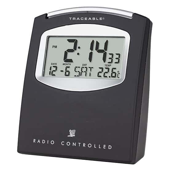 DigiSense Traceable® RadioControlled Atomic Clock with Calibration
