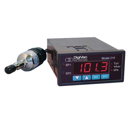 Digi-Vac M215V-INTL DigiVac 215V Vacuum Gauge; Analog output, 2 set points, RS-232 interface
