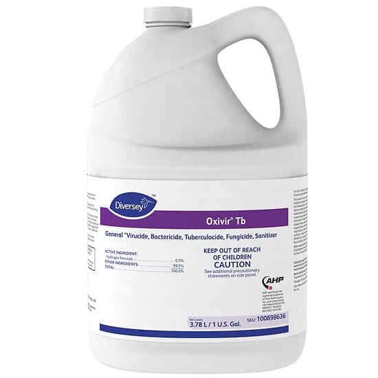 Diversey Oxivir® Tb Disinfectant Solution, Four 1Gallon Bottles from