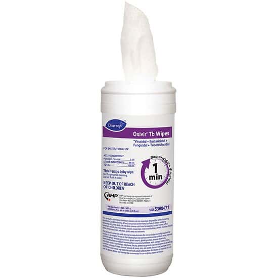 Diversey Oxivir® Tb Disinfectant Wipes, 11