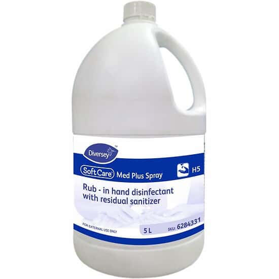 Diversey Soft Care Med Plus Hand Spray 5 L; 2/Case