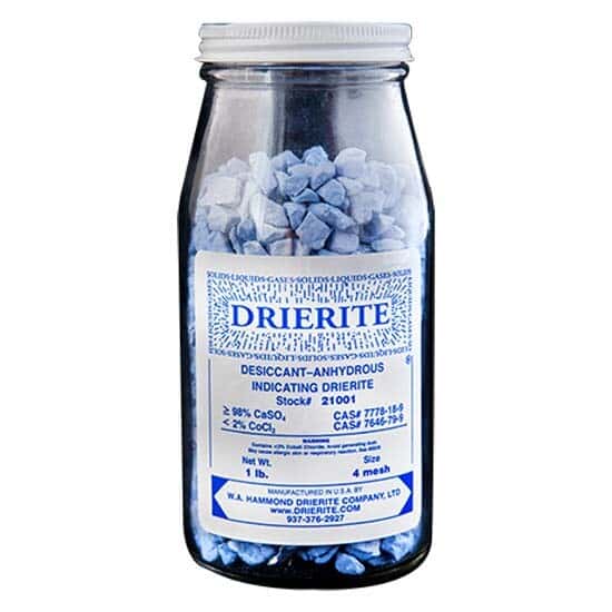 Drierite 21001 Indicating Desiccant, 4 Mesh; 1 lb Jar, 12/CS from Cole