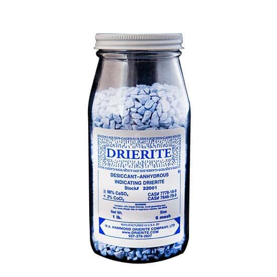 Drierite 22001 Indicating Desiccant, 6 Mesh; 1 lb Jar, 12/CS from Cole