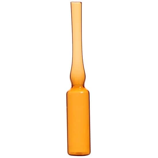 DWK Life Sciences (Kimble) Score-Break Ampule, Amber, Trimmed Stem, Large Pack, 20 mL; 1152/CS