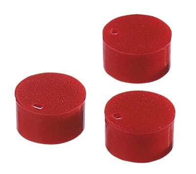 DWK Life Sciences (Kimble) 2017 Cryogenic Vial Cap Inserts; Red, 500/cs