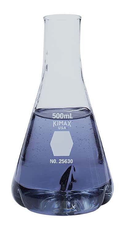 DWK Life Sciences (Kimble) 25630-1000 Baffled Shaker Glass Flask, 1000 mL, 6/cs