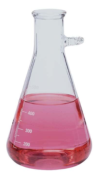 DWK Life Sciences (Kimble) Kimax Filtering Glass Flask, 2000 mL, 3/8
