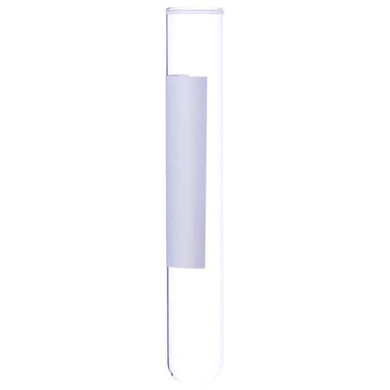 DWK Life Sciences (Kimble) MARK-M® Borosilicate Glass Tubes, White Marking Label, 16 x 100 mm, 14 mL; 1000/CS
