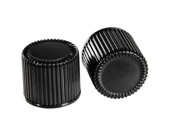 DWK Life Sciences (Kimble) Phenolic Caps, Cemented Rubber Liner, 18-415 Threaded; 1000/CS