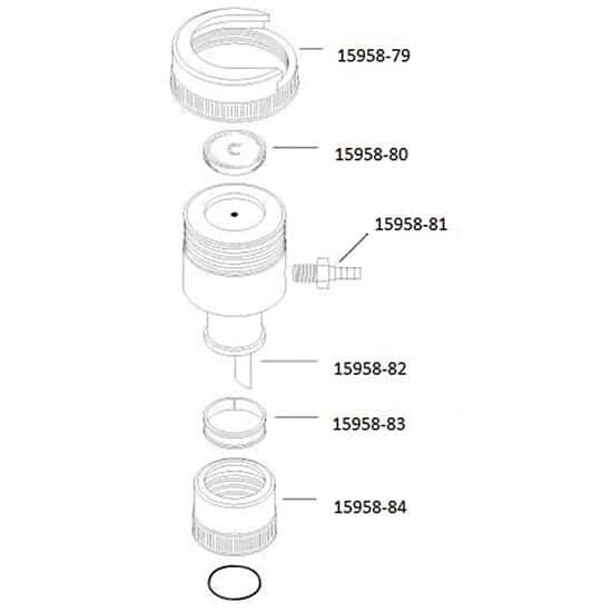 DWK Life Sciences (Kimble) 47 mm Upper Screw Clamp