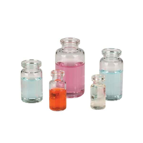 DWK Life Sciences (Wheaton) Serum Vials, Clear Type I Glass, 20 mL; 120/Cs