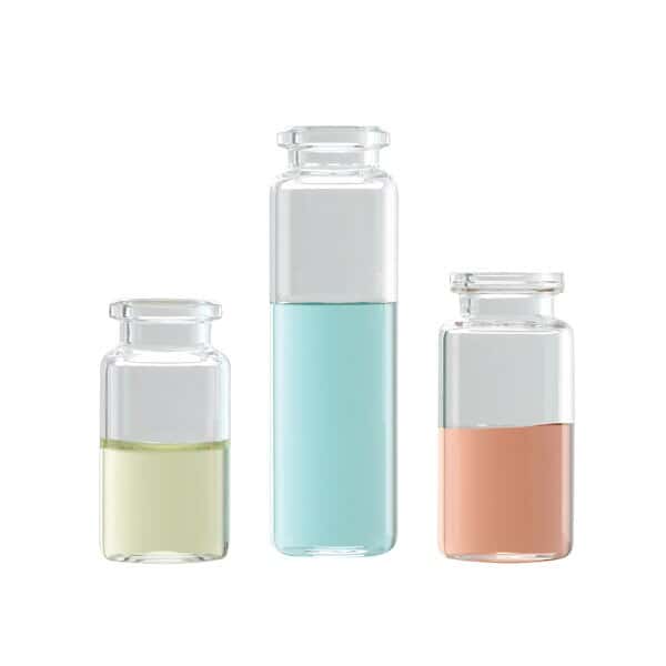 DWK Life Sciences (Wheaton) Headspace Vials, Clear Type I Glass w/o Seals, 10 mL; 100/Cs