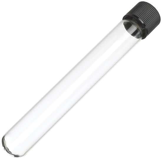 DWK Life Sciences (Wheaton) Culture Tubes with White 14B Rubber Lined Screw Cap, 20 x 150 mm; 144/CS