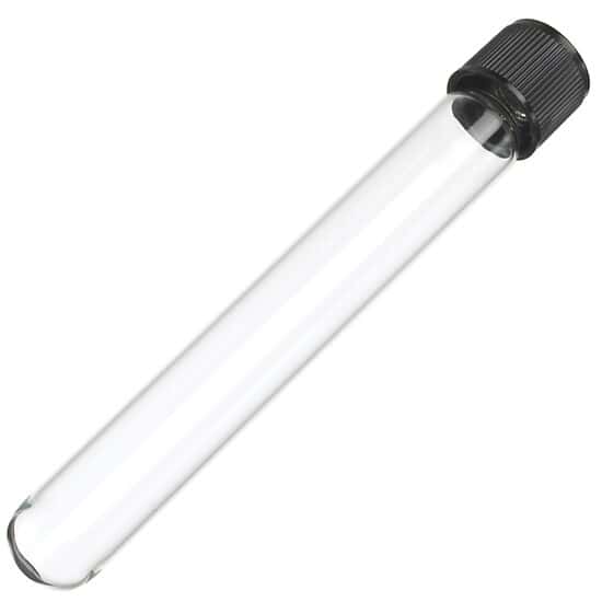 DWK Life Sciences (Wheaton) Culture Tubes with PTFE Faced 14B Rubber Lined Screw Cap, 16 x 100 mm; 144/CS