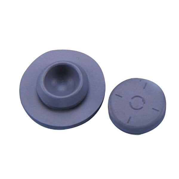 DWK Life Sciences (Wheaton) W224100-081 Vial Stopper, Snap-On, Gray Chlorobutyl, 13 mm; 1000/Cs