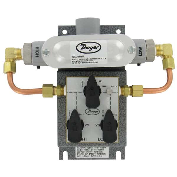 Dwyer 62905CHP2E5S13V 629, Wet/Wet Differential Pressure