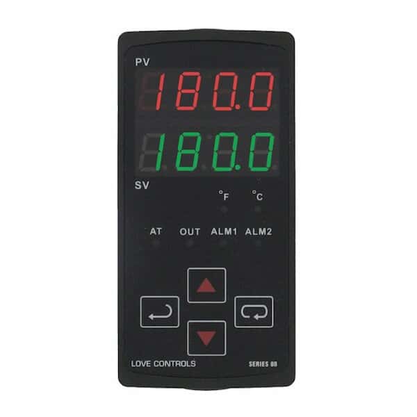 Dwyer 8C2 Temperature Control, 1/8 DIN, Temperature Input, Voltage