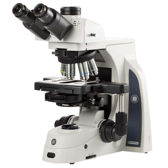Euromex Delphi-X Observer™ Research Trinocular Compound Microscope, 10/20/40/100x, Phase Contrast Plan, 100-250 VAC