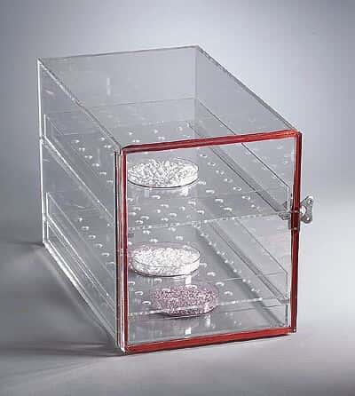 Dynalon 143105 Acrylic Desiccators with Sliding Trays, 7