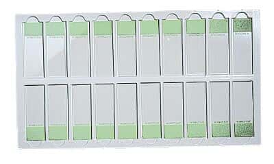 Dynalon Microscope Slide Tray, PVC, Holds 20 Slides; 10/Pk