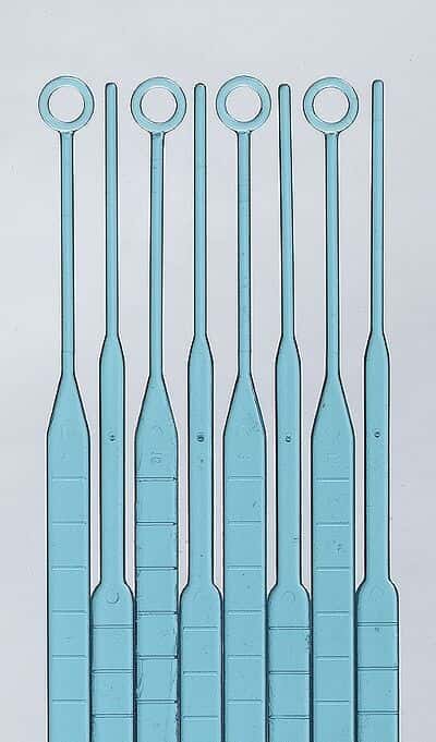 Dynalon Combination Inoculating Needle and Loop, Sterile, Polystyrene, 1 µL, 1 mm Loop ID, Natural; 1000/Cs