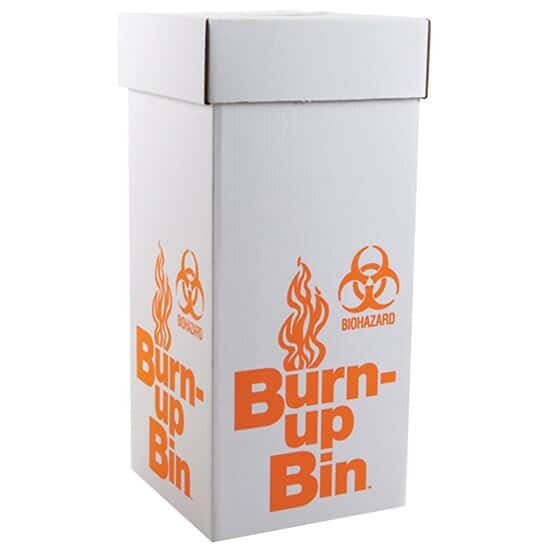 Dynalon 797025 Burn-up™ Bin, Floor Style, 6 per pack