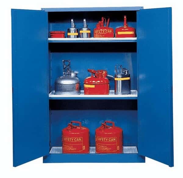 Eagle CRA3010X Metal Corrosive Safety Cabinet, Self Close, 2 Doors, 30 Gal