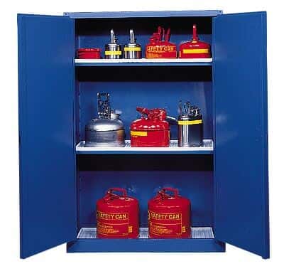 Eagle CRA32X Metal Corrosive Safety Cabinet, Manual Close, 2 Doors, 30 Gal