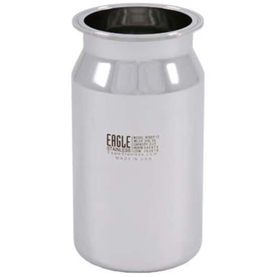 Eagle Stainless Stainless Steel Sanitary Container; 2L, 4" Flange from ColeParmer India