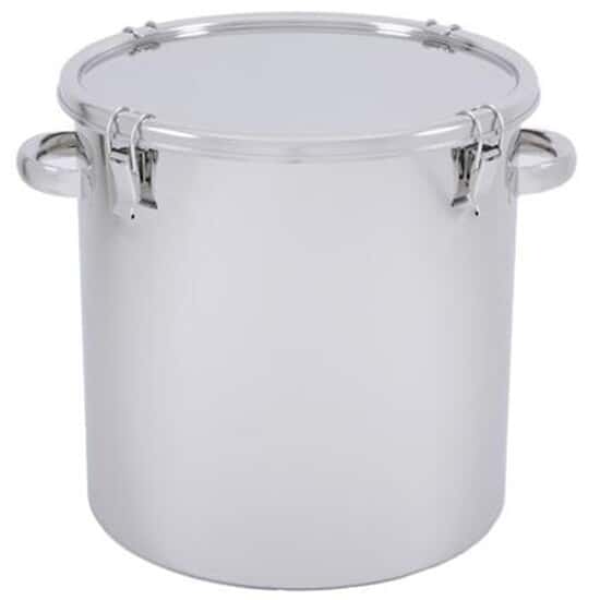 Eagle Stainless Storage Tank with Clip-Down Cover, Stainless Steel, 19.8 Gal