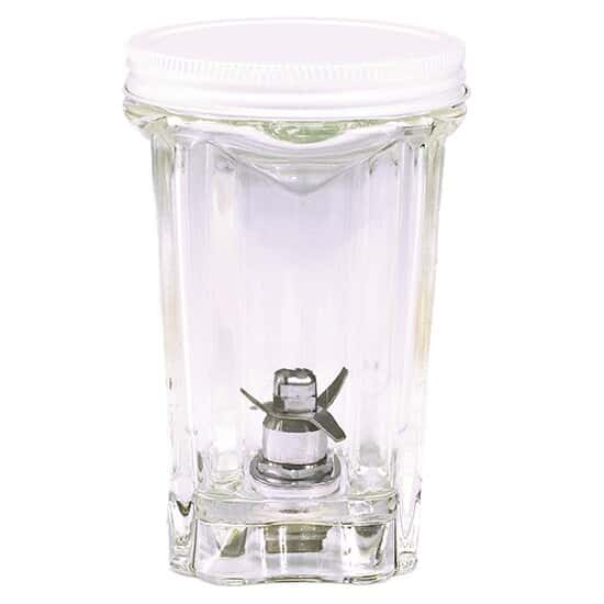 Eberbach E8470.00 500ml Borosilicate Glass Blender Container with Lid, 30 - 250ml working max.