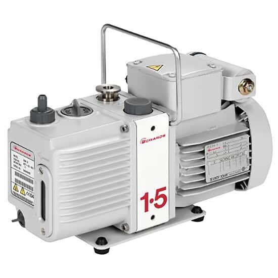 Edwards E2M1.5 Two-Stage Rotary Vane Pump, 1 cfm, 0.019 Torr; 100-120V, 1-ph, 50/60 Hz