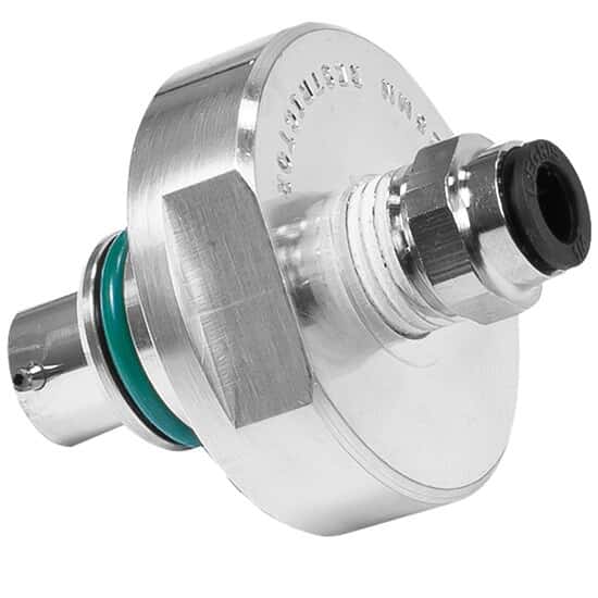 Edwards Gas ballast adapter with 0.25 mm restrictor for XDS pumps from ColeParmer