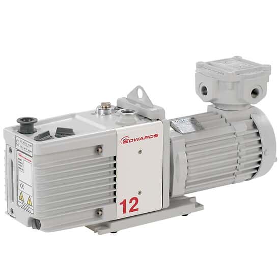 Edwards RV12 Two Stage Rotary Vane Pump; 115 to 230 V, 50/60 Hz, 1 phase (Factory set to 230 V for Europe)