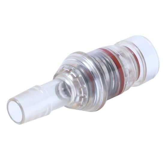 Eldon James SeriesLock® Quick-Disconnect Fitting, Hose Barb Insert, Polysulfone, Non-Valved, Large, 1/2