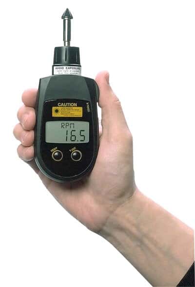 Electromatic Equipment PLT-5000 Contact/Noncontact Laser Pocket Tachometer