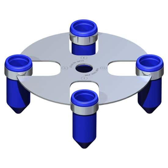 Elmi 6M.01 Rotor, 4 x 50 mL Test Tubes, Plastic Adapters Included