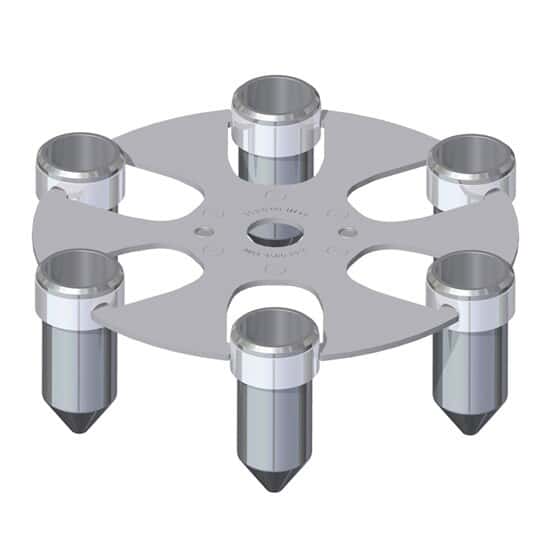 Elmi 8M.06 Rotor, 6 x 50 mL, 135 x 30 mm, Conical