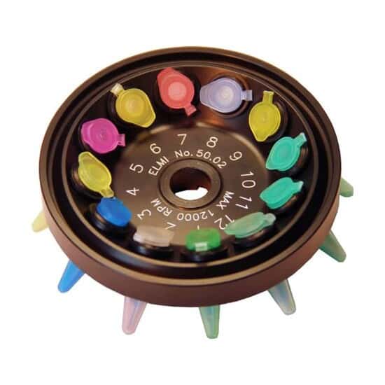 Elmi 50.02 Mix Rotor for Advanced Fugamix™ Microcentrifuge 85230-38, 12 x 0.2 to 2 mL