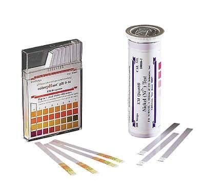 EMD Millipore 10077-1 Water Test Strips, Lead, 0 to 500 ppm, 100/Pk