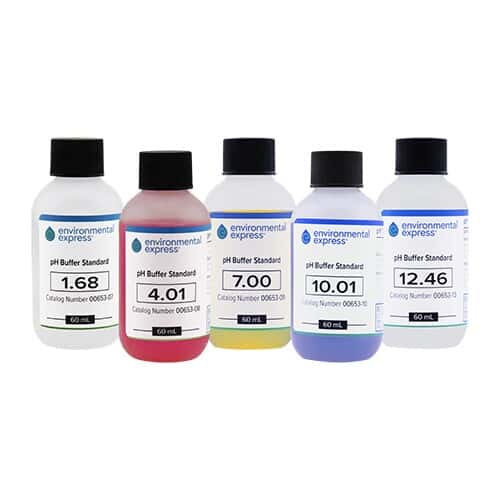 Environmental Express Buffer Pack; 60 mL of each pH 1.68, 4.01, 7.00, 10.01, and 12.46
