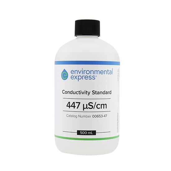 Environmental Express Conductivity and TDS Standard, 447 µS; 500 mL