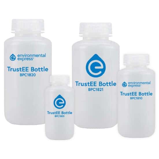 Environmental Express TrustEE™ Sample Collection Bottle, Level 1, HDPE, 125 mL; 72/PK