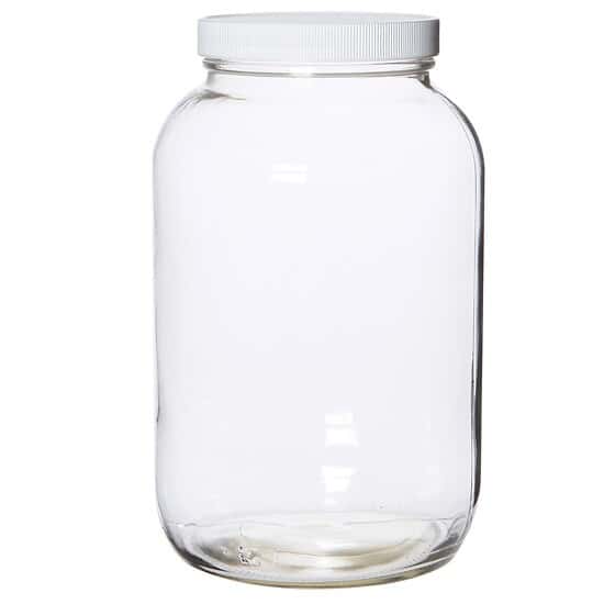 Environmental Express Wide-Mouth Clear Glass Bottle, Level 3, 4000 mL; 4/CS