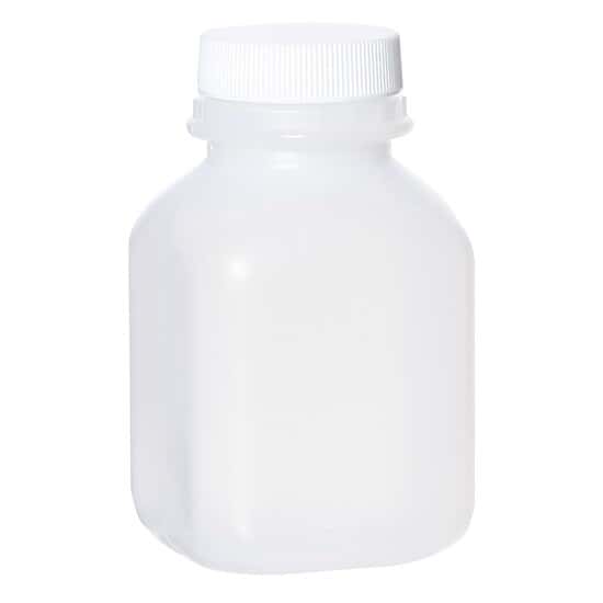 Environmental Express Juice-Style Square Bottle, HDPE, Level 3, 250 mL; 320/CS